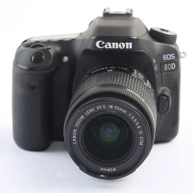 【中古】(キヤノン) Canon EOS 80D/EF-S18-55 IS STM レンズキツト
