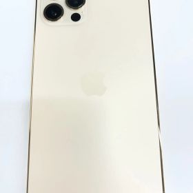 【中古品】Apple iPhone 12Pro au版 256GB Gold 本体 電池最大容量70%以上 *6432i