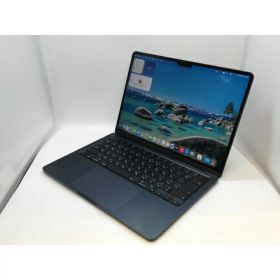 【中古】Apple MacBook Air 13インチ M2(CPU:8C/GPU:8C) 8GB/256GB ミッドナイト MLY33J/A (M2,2022)【京都】保証期間1ヶ月【ランクC】