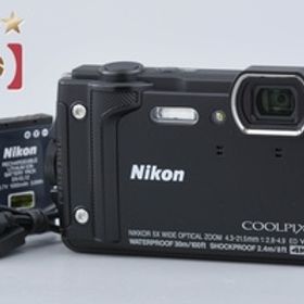 【中古】Nikon ニコン COOLPIX W300 ブラック コンパクトデジタルカメラ