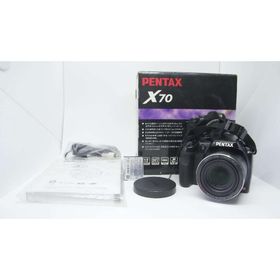【B2200】 PENTAX X70 ブラック 箱付き ペンタックス(コンパクトデジタルカメラ)