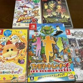 送料込 新品 ニンテンドースイッチ ソフト セット ドラゴンクエストトレジャーズ モルカーパーティー ファミリートレーナー NINTENDOSwitch
