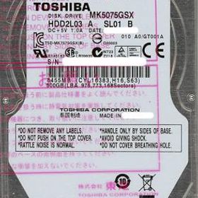 TOSHIBA(東芝) ノート用HDD 2.5inch MK5075GSX 500GB
