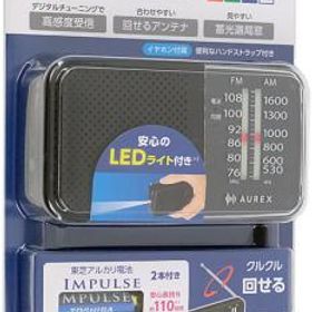 TOSHIBA LEDライト付きホームラジオ AUREX TY-KR20(K) ブラック