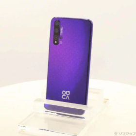 【中古】HUAWEI(ファーウェイ) HUAWEI nova 5T 128GB ミッドサマーパープル YAL-L21-PU SIMフリー 【352-ud】