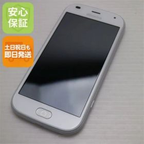 新品同様 F-42A らくらくスマートフォン ホワイト 即日発送 スマホ 白ロム 富士通 土日祝発送OK 04000