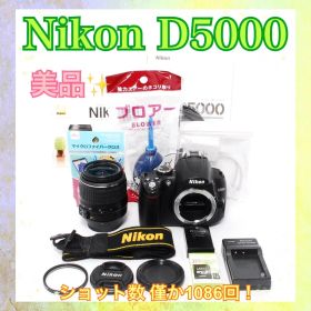 ◆Nikon D5000◆ショット数少なめ◆スマホ転送◆一眼レフカメラ◆超美品◆