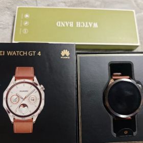 【箱付き】HUAWEI WATCH GT 4 [46mm] ブラウンレザー
