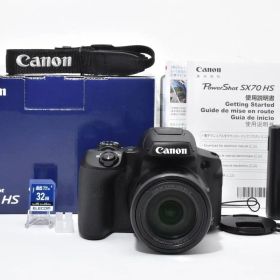 ★極上美品★キャノン CANON PowerShot SX70 HS コンパクトデジタルカメラ ブラック 箱付★ YMA9464＃83