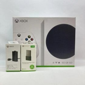 【中古】本体S）マイクロソフト Xbox Series S 512GB 拡張ストレージ・充電式バッテリー セット 開封品[97]
