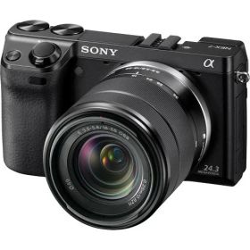 【中古】SONY ミラーレス一眼カメラ α NEX-7 ズームレンズキット ブラック NEX-7K