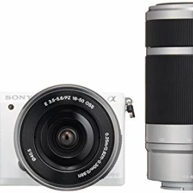 【中古】SONY(ソニー) ミラーレス一眼 α5100 ダブルズームキット E PZ 16-50mm F3.5-5.6 OSS + E 55-210mm F4.5-6.3 OSS ホワイト ILCE-5100Y