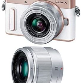 【中古】パナソニック ミラーレス一眼カメラ ルミックス GF10 ダブルレンズキット 標準ズームレンズ単焦点レンズ ホワイト DC-GF10W-W