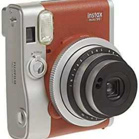 【中古】FUJIFILM インスタントカメラ チェキ instax mini 90 ネオクラシック ブラウン INSTAX MINI 90 BROWN