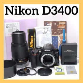 スポーツ観戦におすすめ✨Nikon D3400✨Bluetooth搭載✨入門機