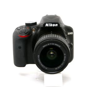 【中古】(ニコン) Nikon D3400 18-55VR レンズキツト ブラツク