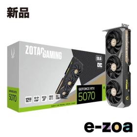ZOTAC ゾタック ZOTAC GAMING GeForce RTX 5070 SOLID OC 12GB GDDR7 グラフィックボード ZT-B50700J-10P (2648656)