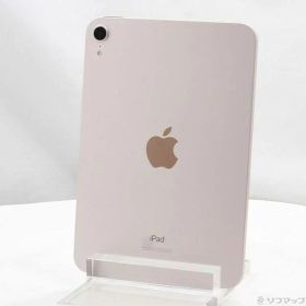 【中古】Apple(アップル) iPad mini 第6世代 64GB ピンク MLWL3J／A Wi-Fi 【297-ud】