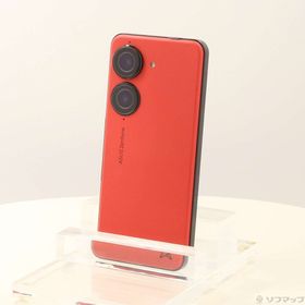 (中古)ASUS Zenfone 10 256GB エクリプスレッド ZF10-RD8S256 SIMフリー(262-ud)