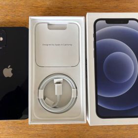 iPhone12 128GB ブラック SIMフリー 箱あり バッテリー75%