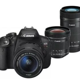 【中古】Canon キヤノン EOS Kiss X7i トリプルズームキット