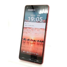 【中古】KYOCERA ymobile 【SIMロック解除済み】 かんたんスマホ2 レッド 3GB 32GB A001KC【アリオ倉敷】保証期間１ヶ月【ランクC】