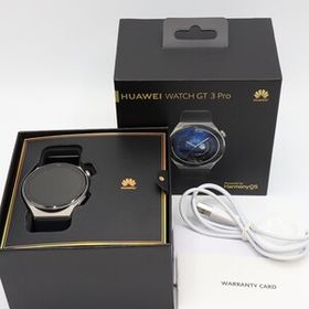 【美品】HUAWEI WATCH GT3 Pro 46mm ODN-B19 チタン アクティブモデル ブラック スマートウォッチ ファーウェイウォッチ 本体