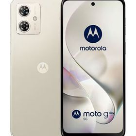 【中古】【安心保証】 MOTOROLA moto g64y 5G[128GB/4GB] Y!mobile バニラクリーム Y!mobile 状態A 128GB