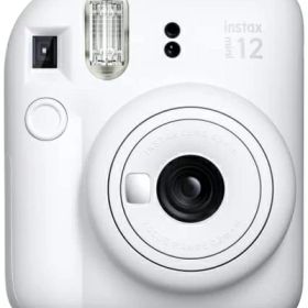 【中古】 富士フイルム(FUJIFILM) チェキ インスタントカメラ instax mini 12 クレイホワイト INS MINI 12 WHITE