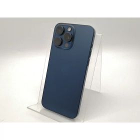 【中古】【赤ロム保証あり】Apple au 【SIMフリー】 iPhone 15 Pro Max 256GB ブルーチタニウム MU6T3J/A【大須2】保証期間1ヶ月【ランクB】