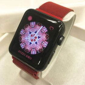 アップルウォッチ(Apple Watch)のApple Watch 黒 アップルウォッチ 42mm series3 4284(その他)