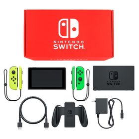 Nintendo Switch本体 カラーカスタマイズ [2019年8月モデル]/Joy-Con(L)ネオンイエロー(R)ネオングリーン/Joy-Conストラップ：ネオンイエロー/ネオングリーン ニンテンドースイッチハード