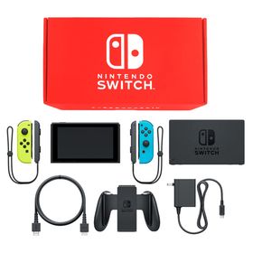 Nintendo Switch本体 カラーカスタマイズ [2019年8月モデル]/Joy-Con(L)ネオンイエロー(R)ネオンブルー/Joy-Conストラップ：ブラック ニンテンドースイッチハード