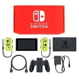 Nintendo Switch本体 カラーカスタマイズ [2019年8月モデル]/Joy-Con(L/R)ネオンイエロー/Joy-Conストラップ：ネオンイエロー ニンテンドースイッチハード