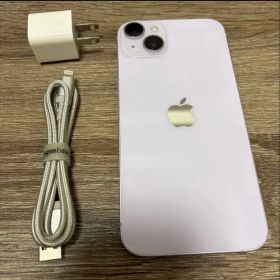 iPhone14 Plus パープル 128G 充電器&画面フィルム付き