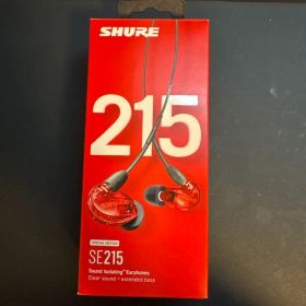 SHURE SE215 スペシャルエディション 赤