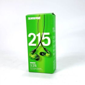 【希少美品】SHURE SE215SPE-GN-A イヤホン グリーン 限定