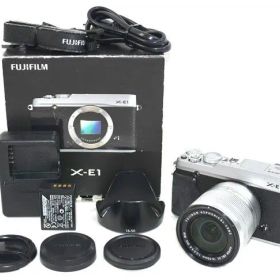 ★元箱、レンズ付！FUJIFILM 富士フィルム X-E1 ミラーレス デジタル一眼レフカメラ XC16-50mm F3.5-5.6 OIS★