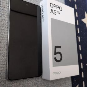 OPPO A5 5G 本体 ホワイト128G（UQ/simフリー）