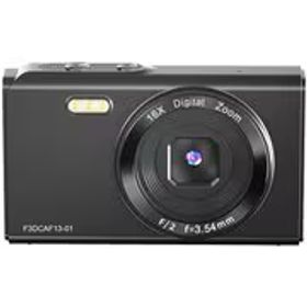 フィールドスリースマートライフコネクティッド FFF SMART LIFE CONNECTED コンパクトデジタルカメラ 1300万画素 ブラック F3DCAF13-01