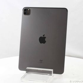 〔中古〕Apple(アップル) iPad Pro 11インチ 第2世代 512GB スペースグレイ MXDE2J／A Wi-Fi〔269-ud〕