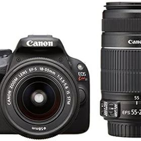 【中古】 Canon デジタル一眼レフカメラ EOS Kiss X7 ダブルズームキット EF-S18-55mm/EF-S55-250mm付属 KISSX7-WKIT
