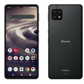 【未使用】SHARP docomo 【SIMフリー】 AQUOS sense6 ブラック 4GB 64GB SH-54B【福岡天神】保証期間3ヶ月