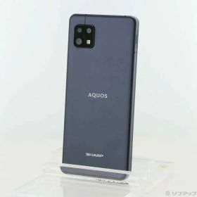 【中古】SHARP(シャープ) AQUOS sense6 64GB ブラック SH-M19 SIMフリー 【352-ud】