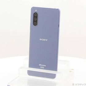 〔中古〕SONY(ソニー) Xperia 10 III 128GB ブルー SO-52B docomoロック解除SIMフリー〔352-ud〕