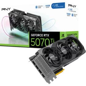 PNY GeForce RTX 5070 Ti Overclocked Triple Fan GPU VCG5070T16TFXPB1-O
