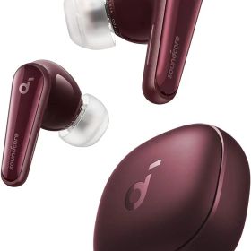 【新品】1週間以内発送 Anker Soundcore Liberty 4（ワイヤレスイヤホン Bluetooth 5.3）【完全ワイヤレスイヤホン/ウルトラノイズキャンセリング 2.0 / 最大28時間再生 / ヘルスモニタリング】ワインレッド