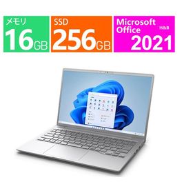 富士通 ノートパソコン 14型 FMV LIFEBOOK MH55/J1 FMVM55J1S [ファインシルバー] AMD Ryzen 5 7520U メモリ：16GB SSD：256GB Win11 Office付き 展示品