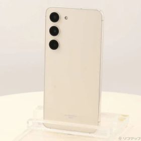 ソフマップ 〔中古品〕 Galaxy S23 256GB クリーム SCG19 au SIMフリー【258】