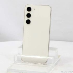 ソフマップ 〔中古品〕 Galaxy S23 256GB クリーム SCG19 au SIMフリー【269】